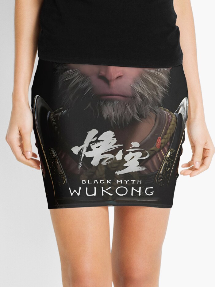 Black Myth Wukong Mini Skirt